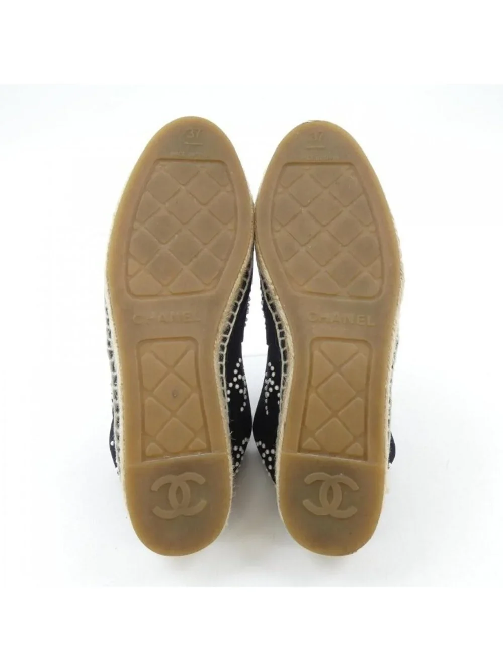 Chanel Espadrilles Shoes Calfskin Patent
